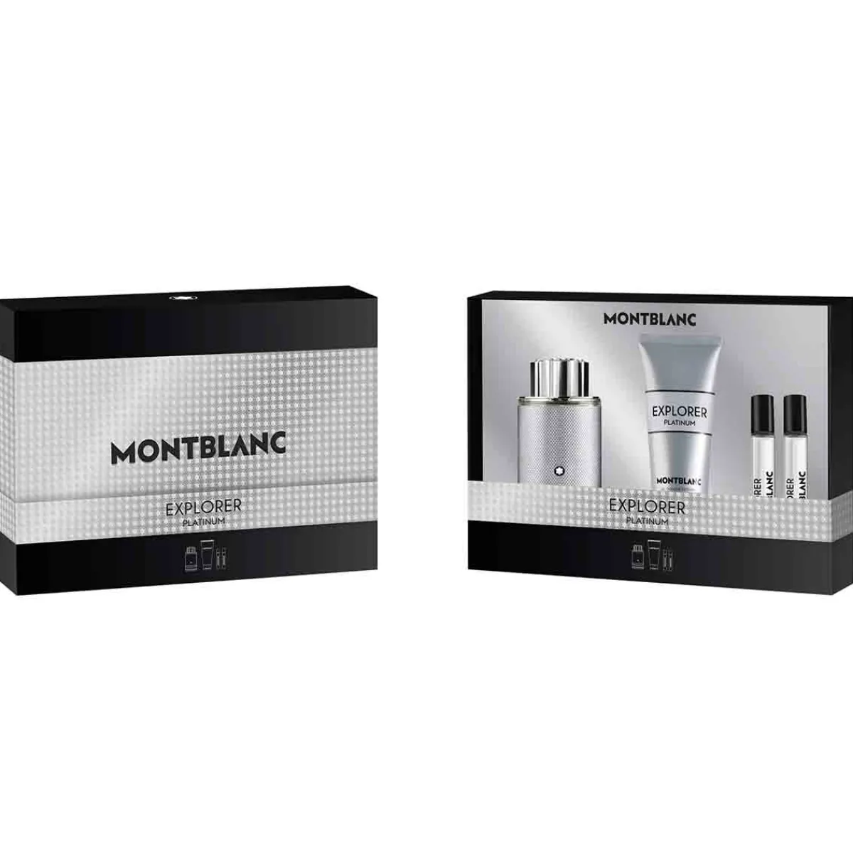 Montblanc Pour Lui|Coffrets Homme|- Coffret Explorer Platinum - Eau de Parfum 100ml + 3 produits