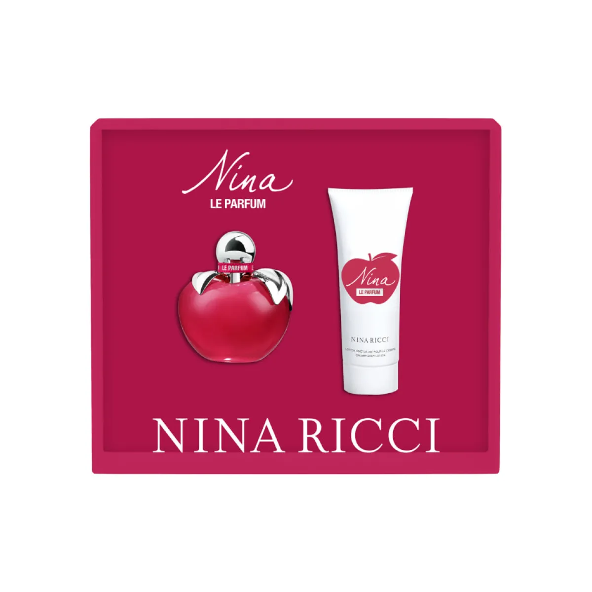 Nina Ricci Pour Elle|Coffrets Femme|- Coffret Nina Le Parfum - Eau de Parfum 50 ml + Lait corps 75 ml