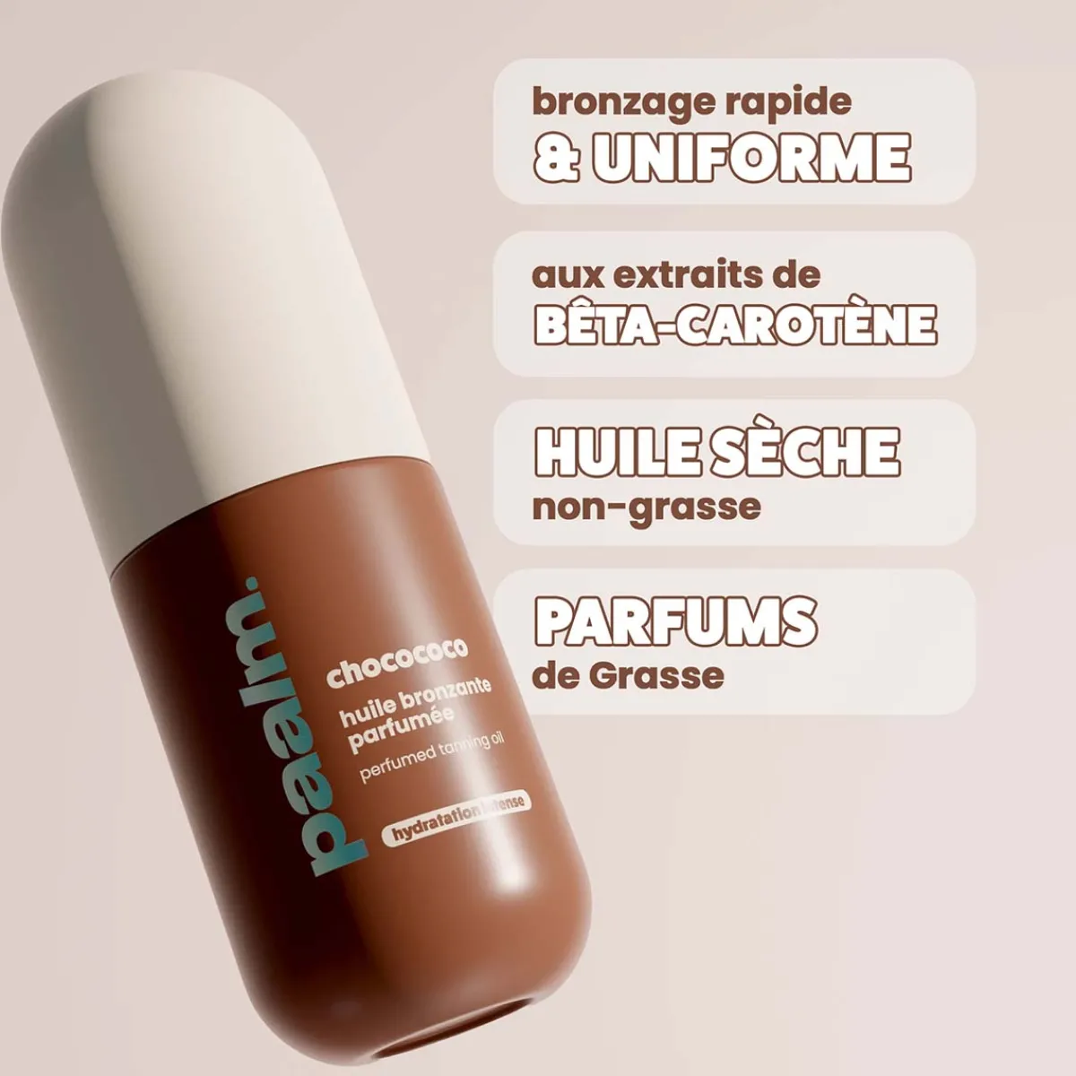 Paalm Cosmetics Huile Bronzante|Protection Solaire|- Chocococo - Huile Bronzante 100 ml