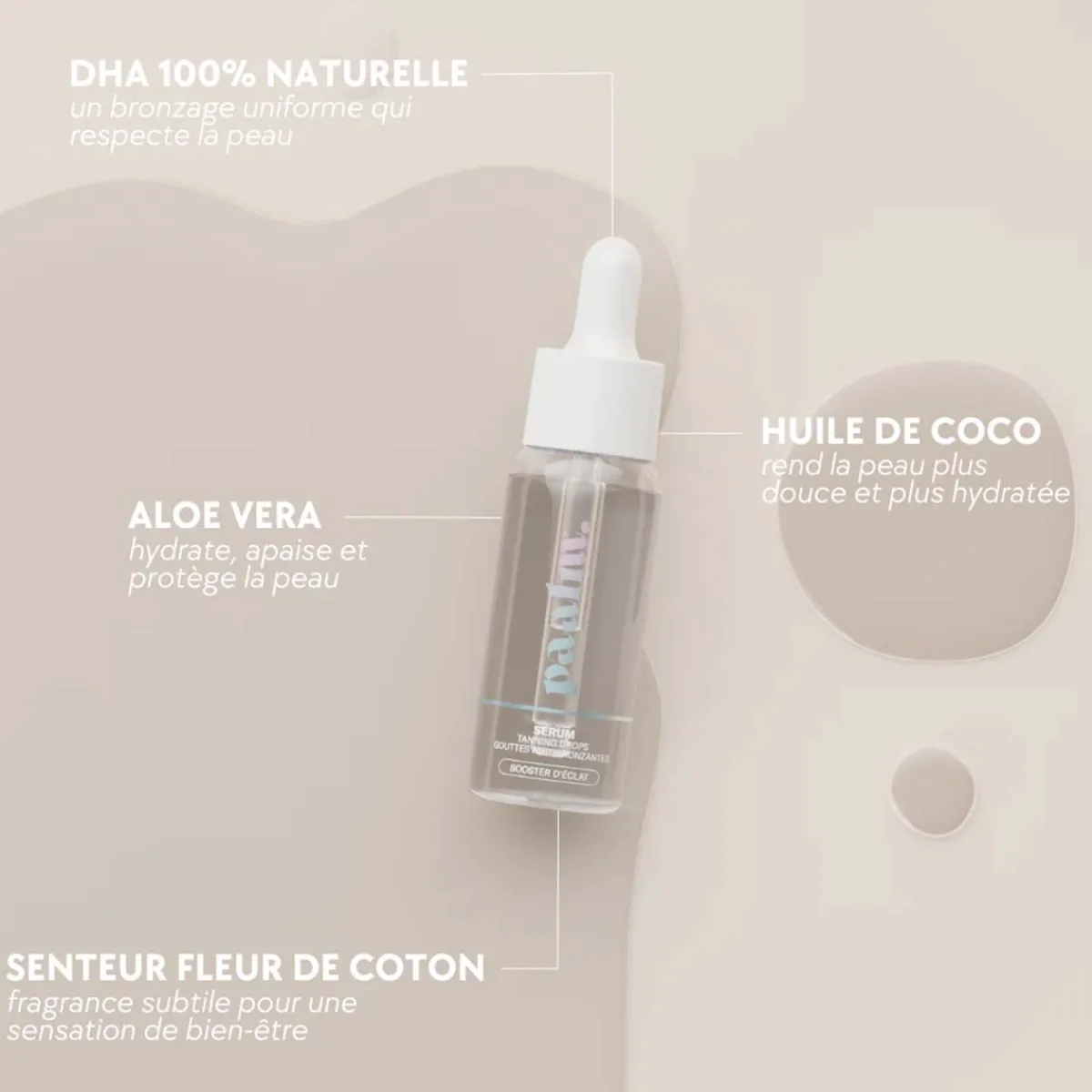 Paalm Cosmetics Autobronzant|Soin Spécifique|- Sérum Autobronzant - 30 ml