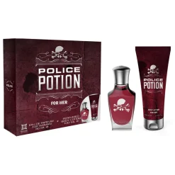 Police Pour Elle|Coffrets Femme|- Coffret Potion pour Elle - Eau de Parfum Vaporisateur 30ml + Lotion corps 100ml