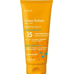 Pupa Crème Solaire Corps|Protection Solaire|- Crème Solaire Corps Visage SPF 15 - 200 ml