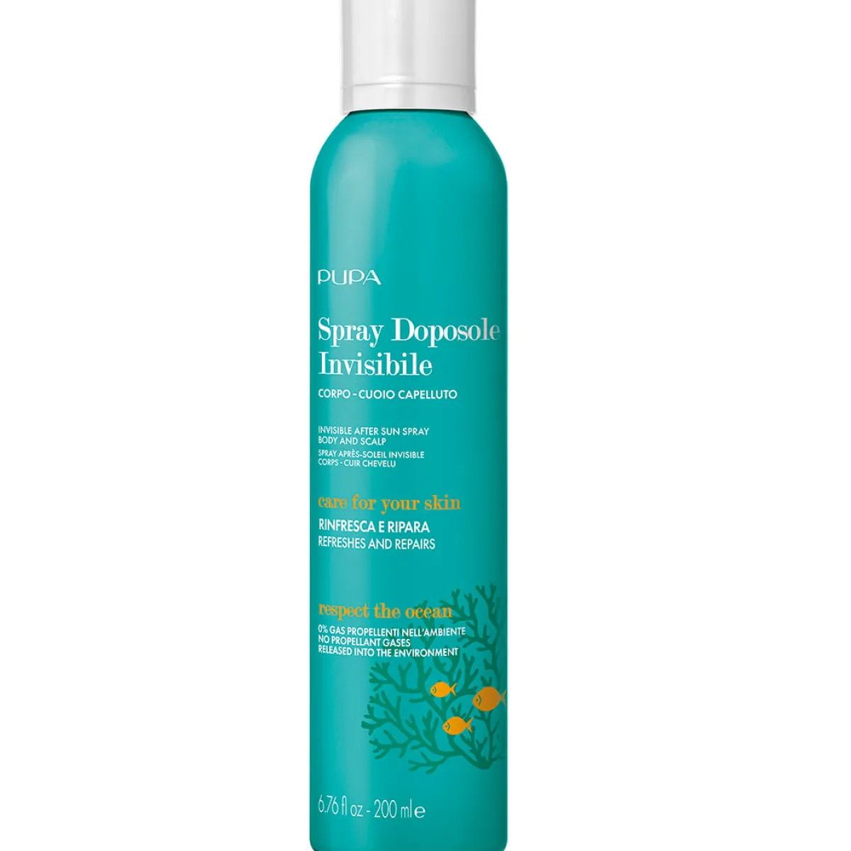 Pupa Après Soleil|- Spray Après-Soleil Invisible Corps, Cuir Chevelu - 200 ml