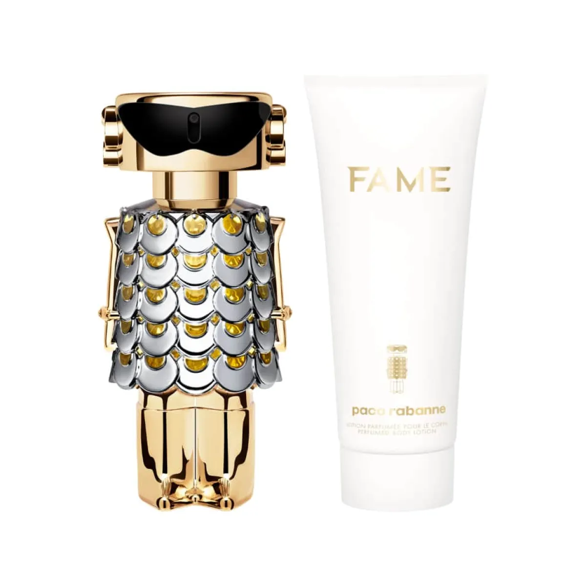 Rabanne Pour Elle|Coffrets Femme|- Coffret Fame - Eau de Parfum 80 ml + Lait pour le corps 100 ml