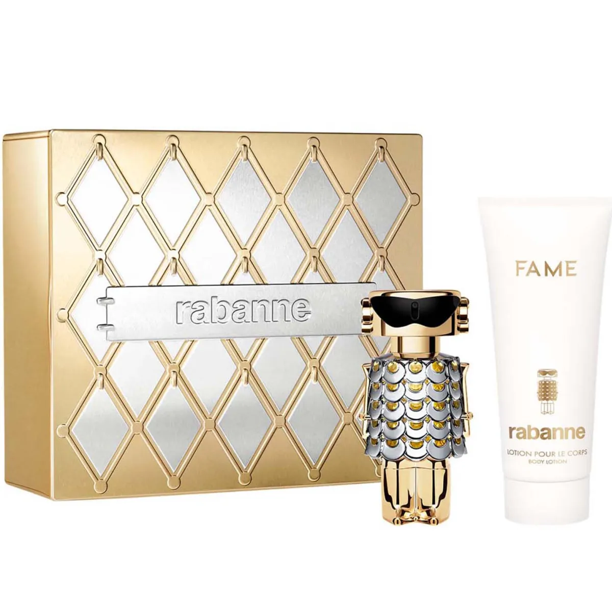 Rabanne Pour Elle|Coffrets Femme|- Coffret Fame - Eau de Parfum 50ml + Lait pour le corps 100ml