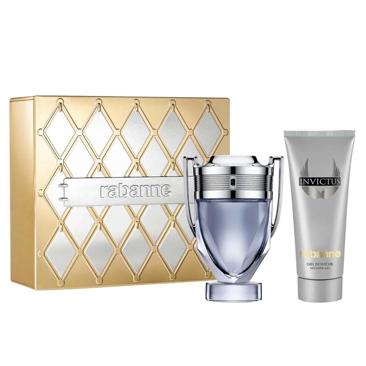 Rabanne Pour Lui|Coffrets Homme|- Coffret Invictus - Eau de Toilette 100ml + Gel Douche 100ml