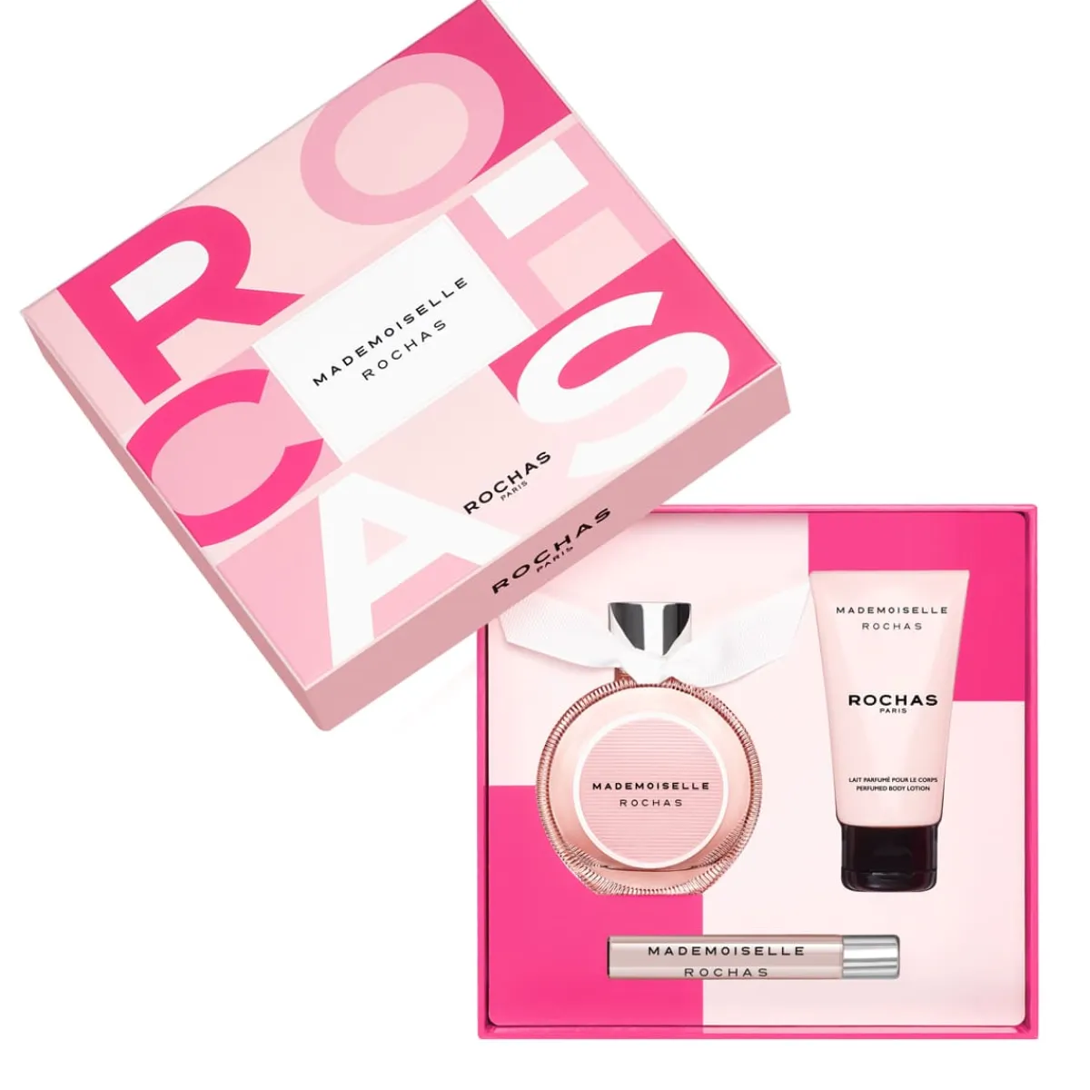 Rochas Pour Elle|- Coffret Mademoiselle - Eau de Parfum 50 ml + 10 ml + lait corps 50 ml