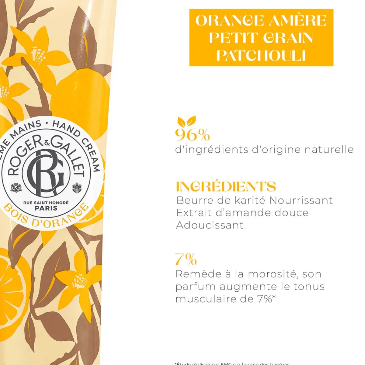 Roger & Gallet Soin Des Mains|- Bois d'Orange - Crème Mains Bienfaisante 30ml