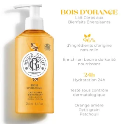 Roger & Gallet Soin Hydratant|- Bois d'Orange - Lait Corps Bienfaisant 250ml