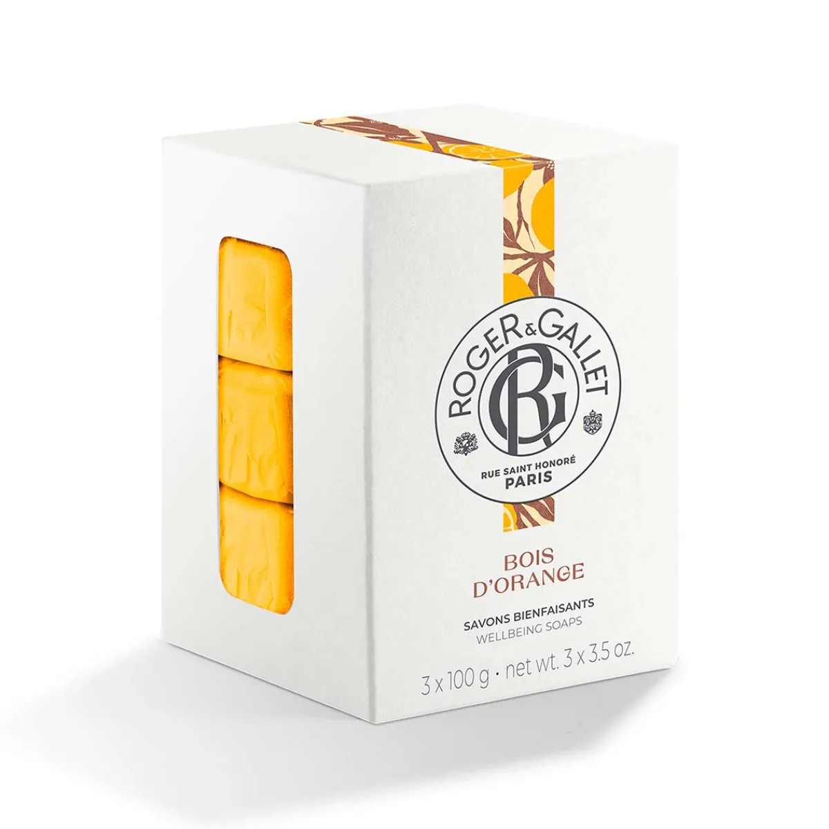 Roger & Gallet Savon|Coffrets De Soins|- Bois d'Orange - Coffret Savons Bienfaisants 300g