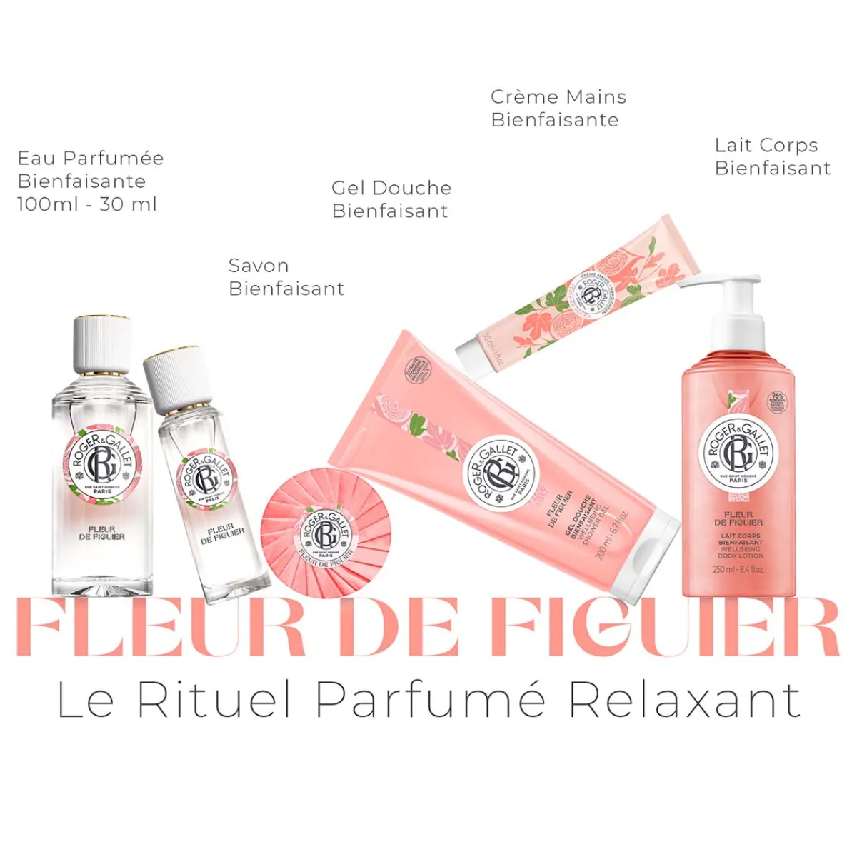 Roger & Gallet Gel Douche|- Fleur de Figuier - Gel Douche Bienfaisant 200ml