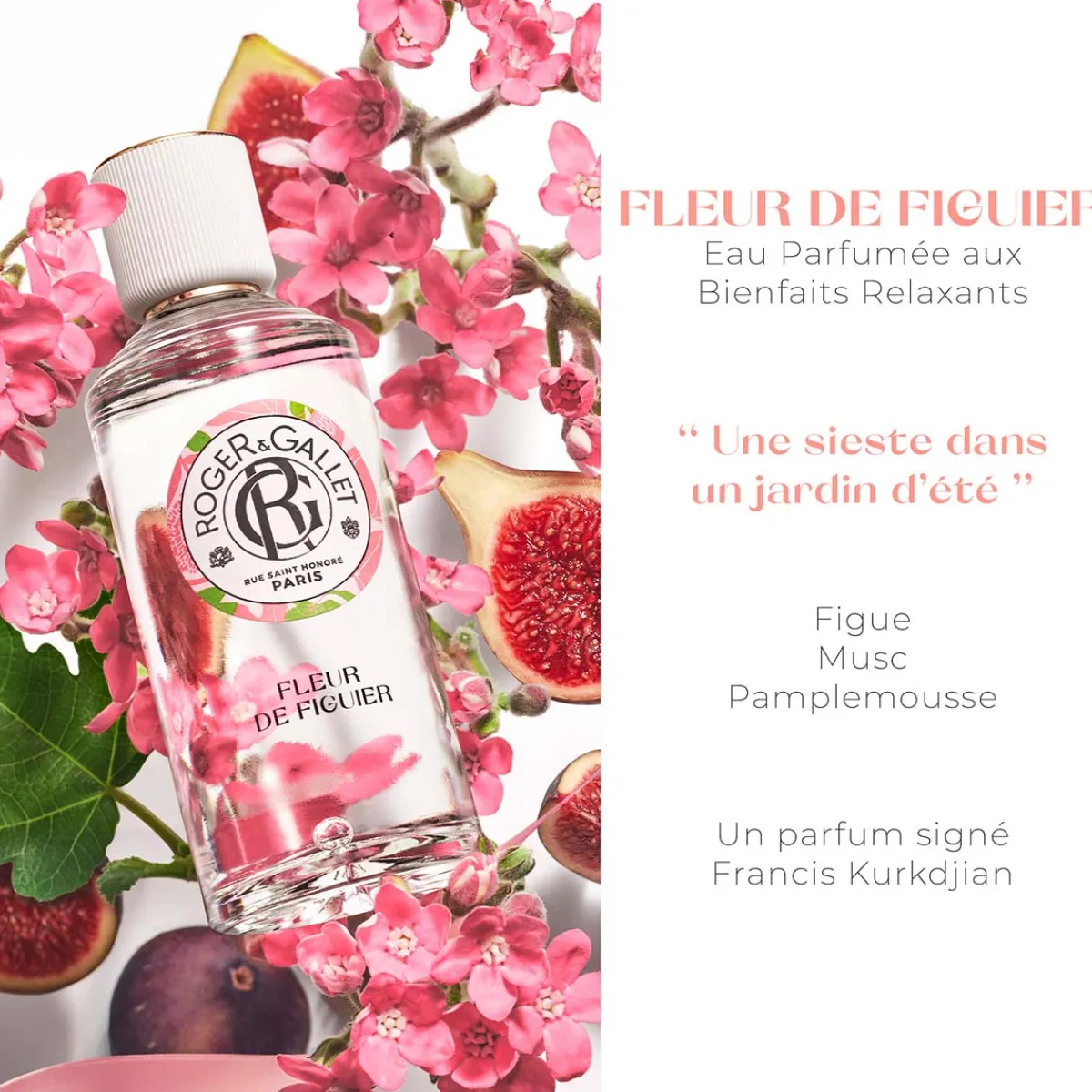 Roger & Gallet Eau Parfumée|- Fleur de Figuier - Eau Parfumée Bienfaisante