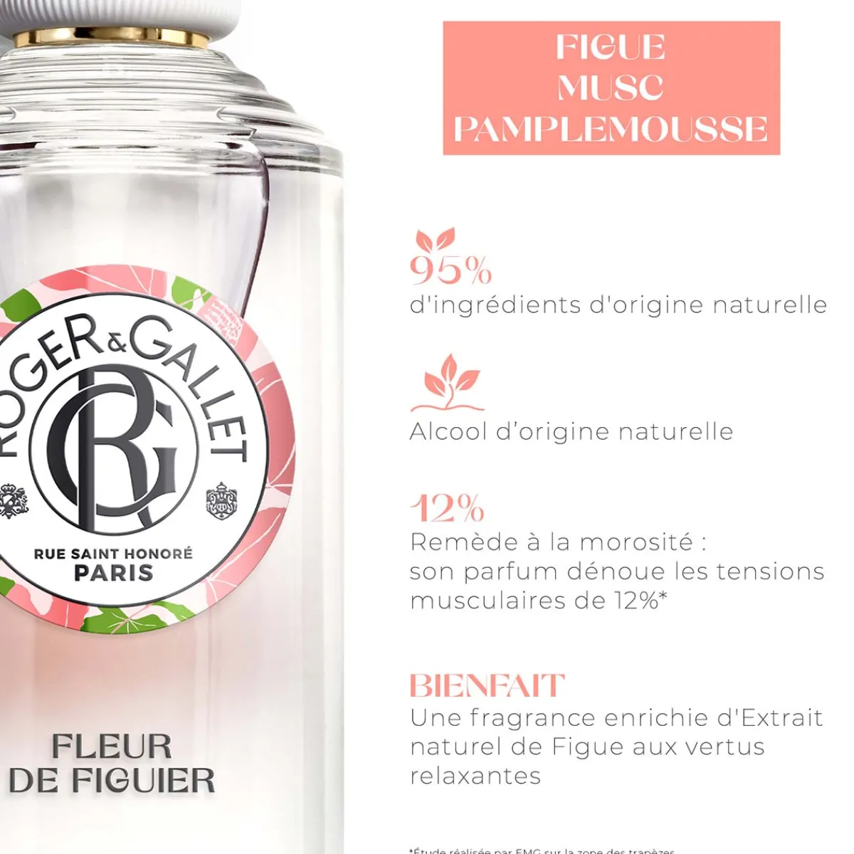 Roger & Gallet Eau Parfumée|- Fleur de Figuier - Eau Parfumée Bienfaisante
