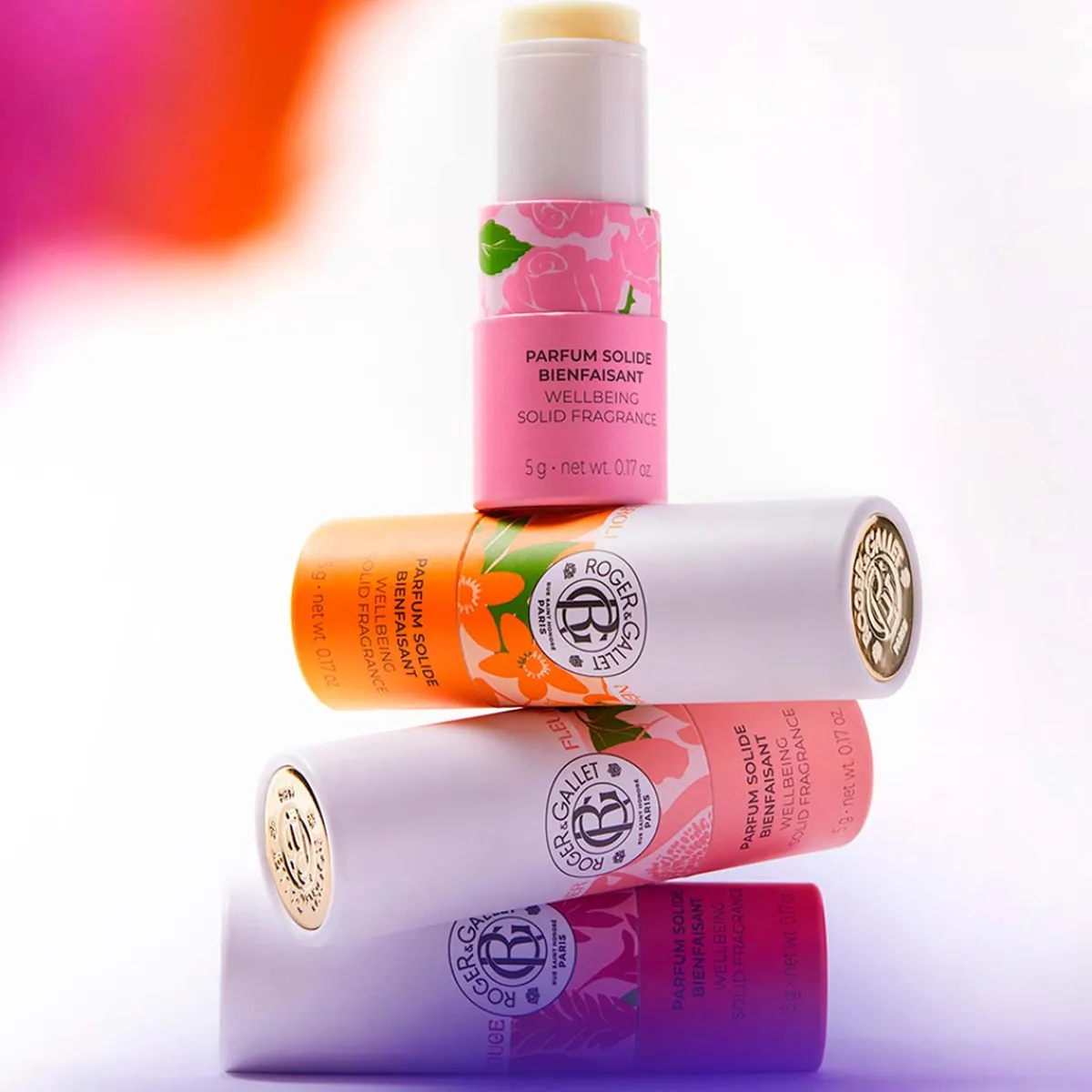 Roger & Gallet Parfum Solide|- Fleur de Figuier - Parfum Solide Bienfaisant 5g