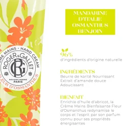 Roger & Gallet Soin Des Mains|- Fleur d'Osmanthus - Crème Mains Bienfaisante 30ml
