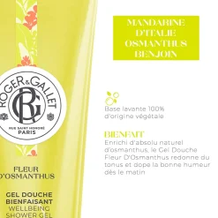 Roger & Gallet Gel Douche|- Fleur d'Osmanthus - Gel Douche Bienfaisant 200ml