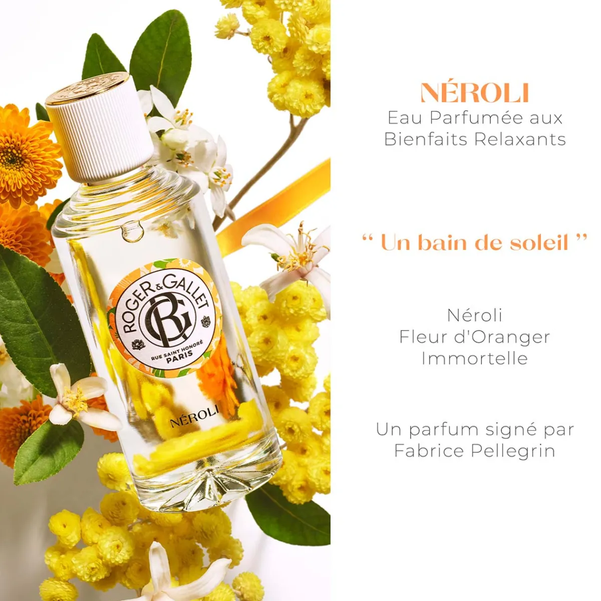 Roger & Gallet Eau Parfumée|- Néroli - Eau Parfumée Bienfaisante