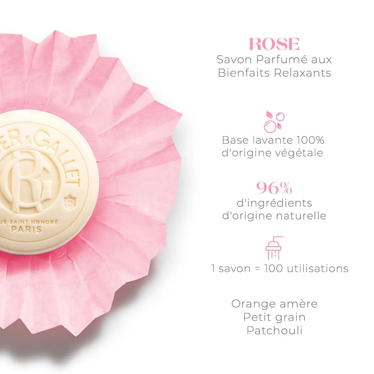 Roger & Gallet Savon|- Rose - Savon Bienfaisant 100g