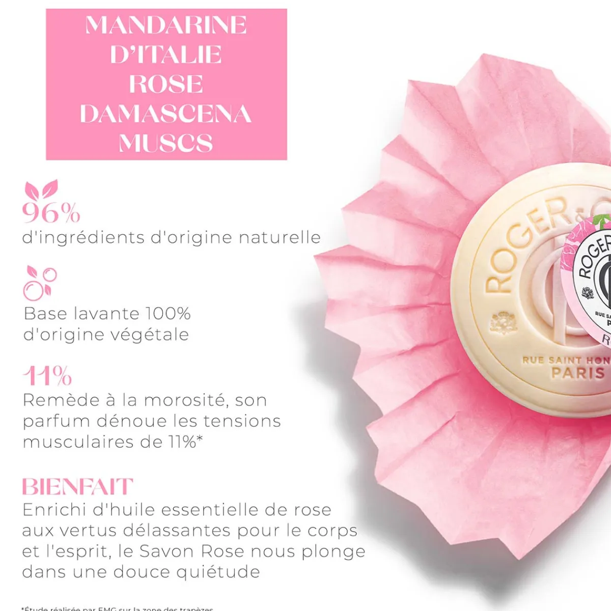 Roger & Gallet Savon|- Rose - Savon Bienfaisant 100g
