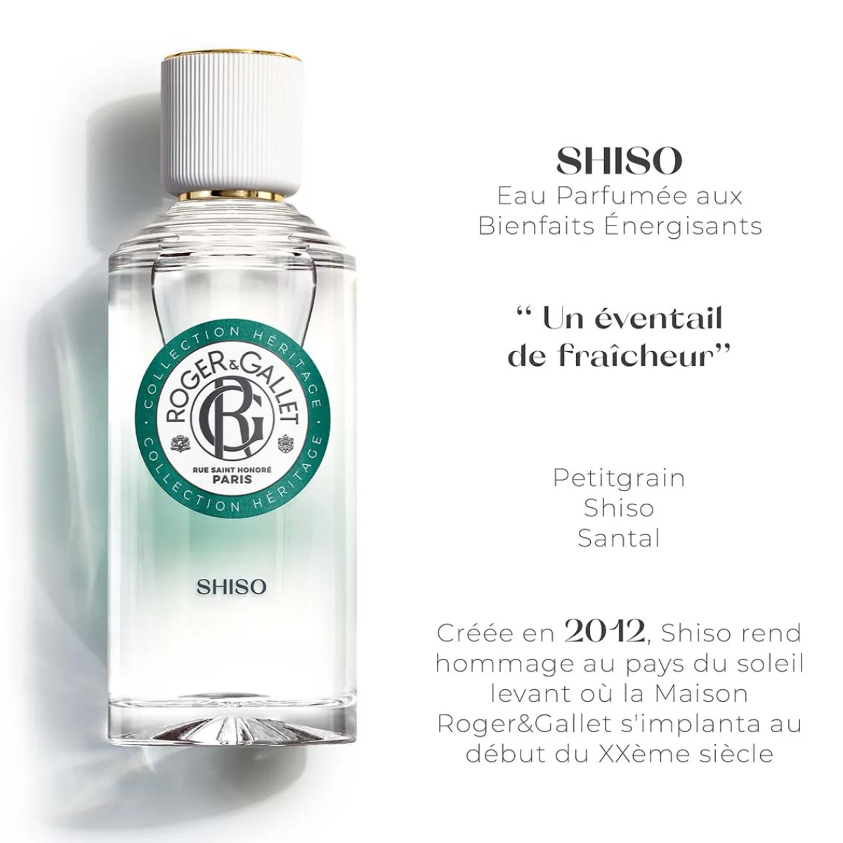 Roger & Gallet Eau Parfumée|- Shiso - Eau Parfumée Bienfaisante