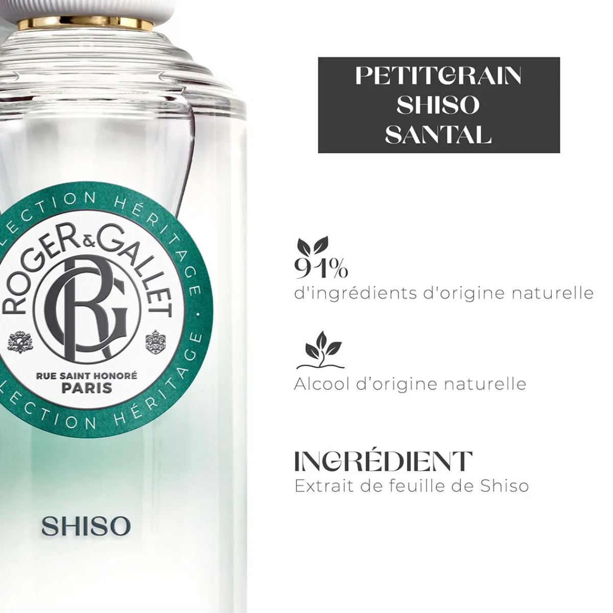 Roger & Gallet Eau Parfumée|- Shiso - Eau Parfumée Bienfaisante