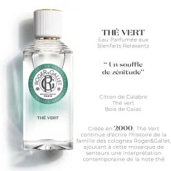 Roger & Gallet Eau Parfumée|- Thé Vert - Eau Parfumée Bienfaisante