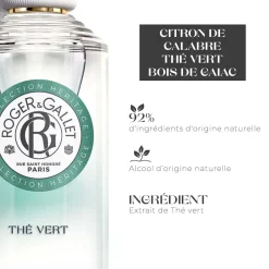 Roger & Gallet Eau Parfumée|- Thé Vert - Eau Parfumée Bienfaisante