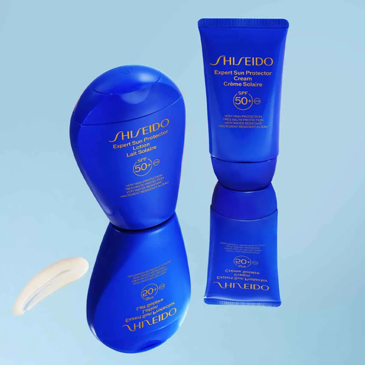 Shiseido Crème Solaire Corps|Crème Solaire Visage|- Lait Solaire Visage et Corps SPF50+