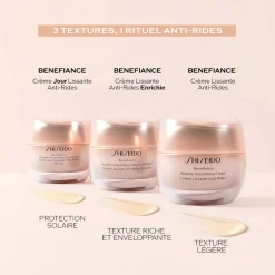 Shiseido Soin Anti-Âge|- Benefiance - Crème Lissante Anti-Rides SPF25 50 ml