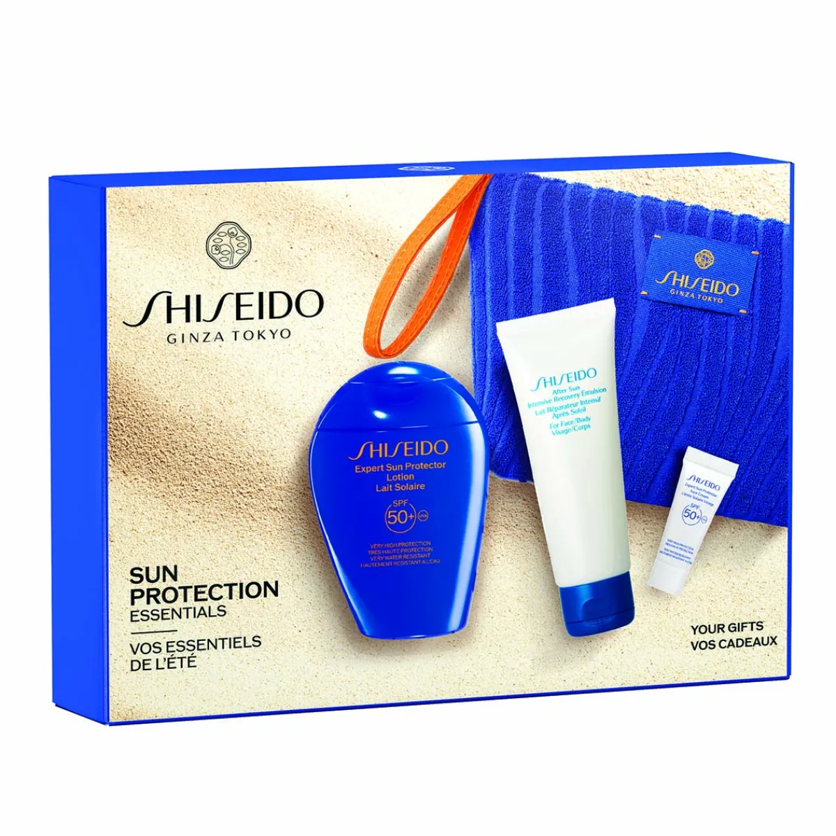 Shiseido Crème Solaire Corps|Crème Solaire Visage|- Coffret Solaire Vos Essentiels de l'Été