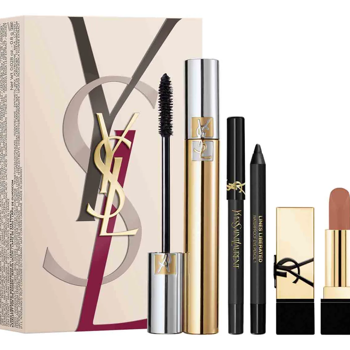 Yves Saint Laurent Pour Elle|- Coffret Mascara Volume Effet Faux Cils + 2 Produits