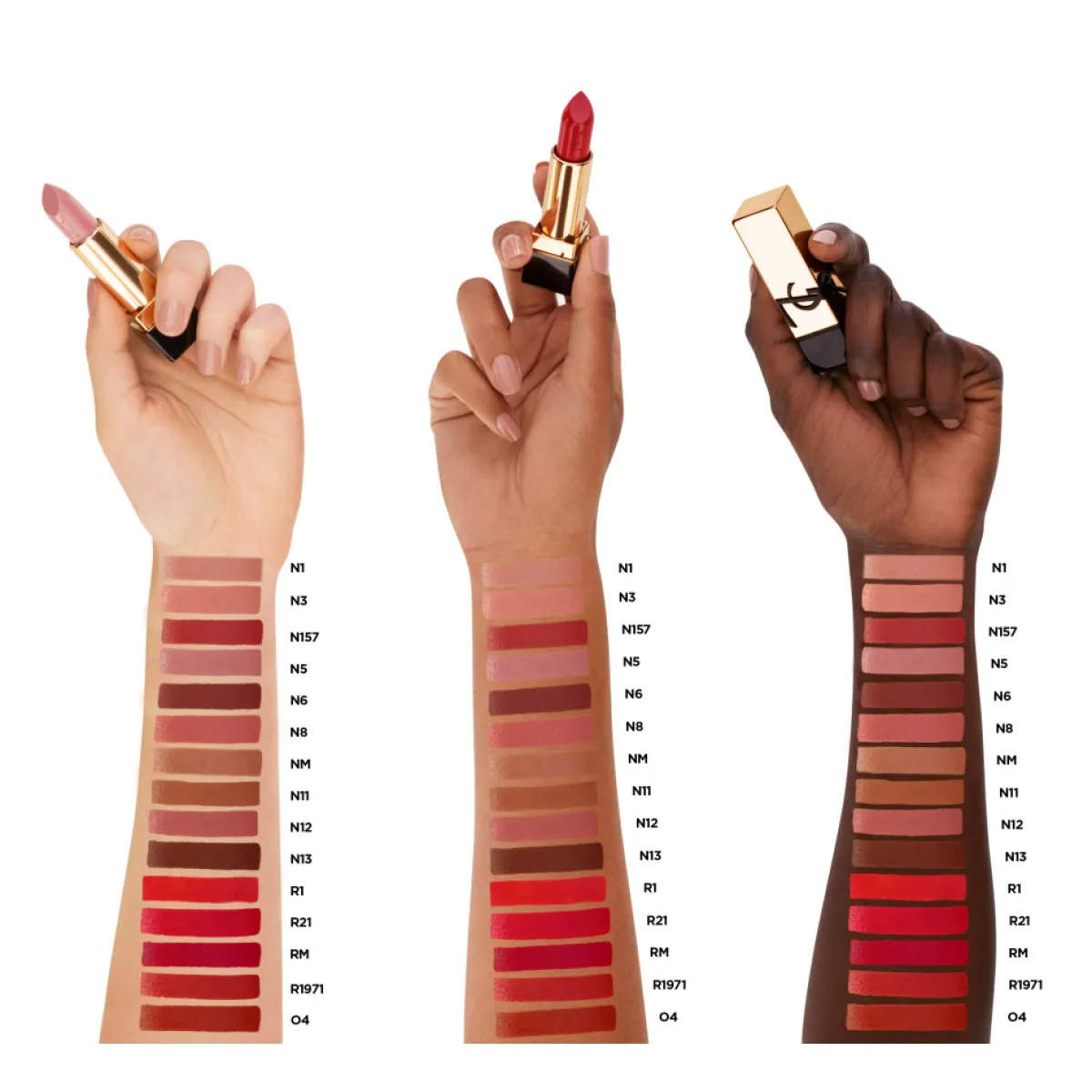 Yves Saint Laurent Rouge À Lèvres|- Rouge Pur Couture Rouge à lèvres fini satin