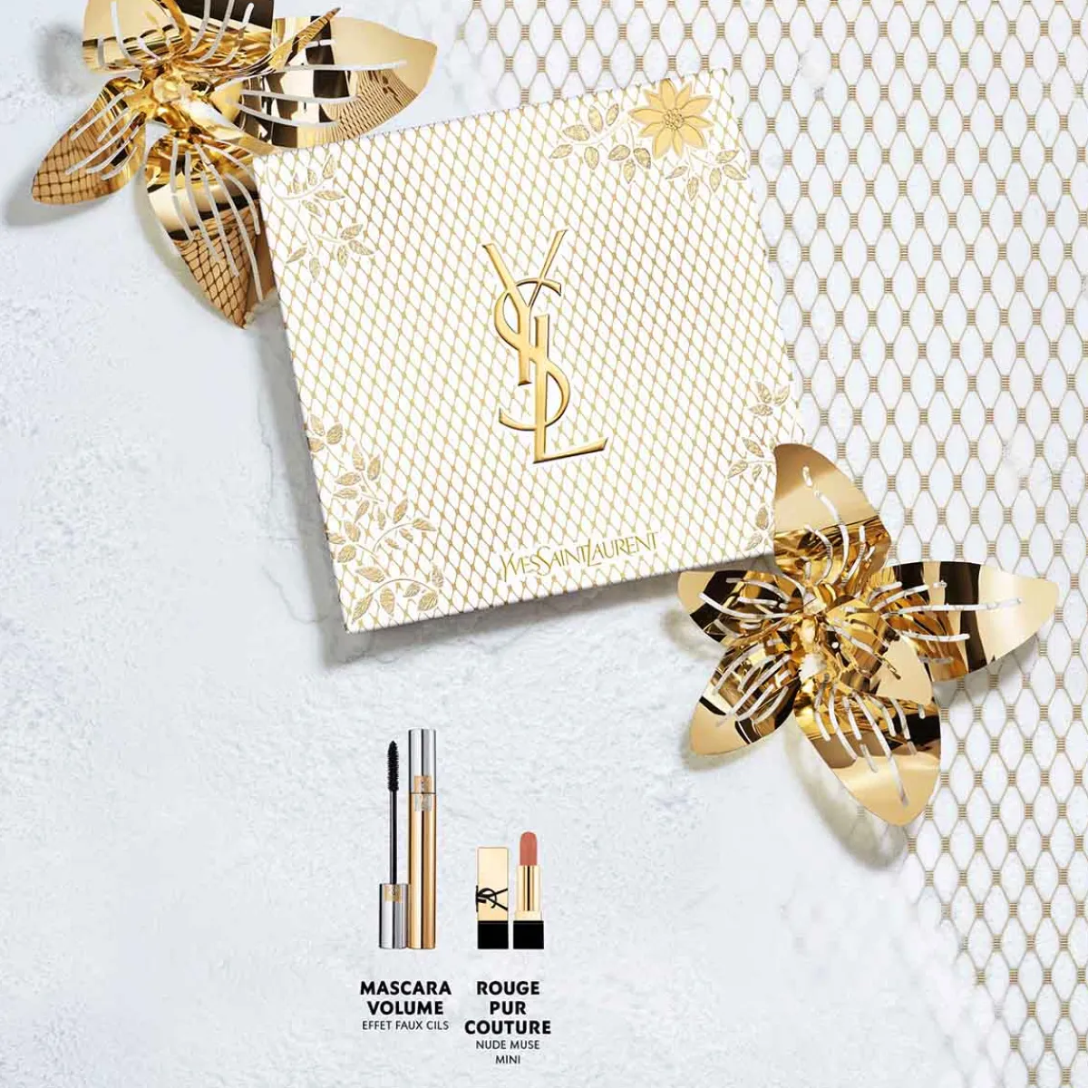 Yves Saint Laurent Mascara|- Mascara Volume Effet Faux Cils Coffret Cadeau Maquillage