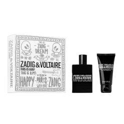 Zadig & Voltaire Pour Lui|Coffrets Homme|- Coffret This is him ! - Eau de Toilette 50 ml +Gel douche 50 ml